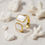 Thumbnail: White adjustable ring