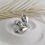 Thumbnail: silver large ring leaf