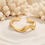 Thumbnail: wave ring gold