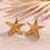 Thumbnail: extra large starfish earrings