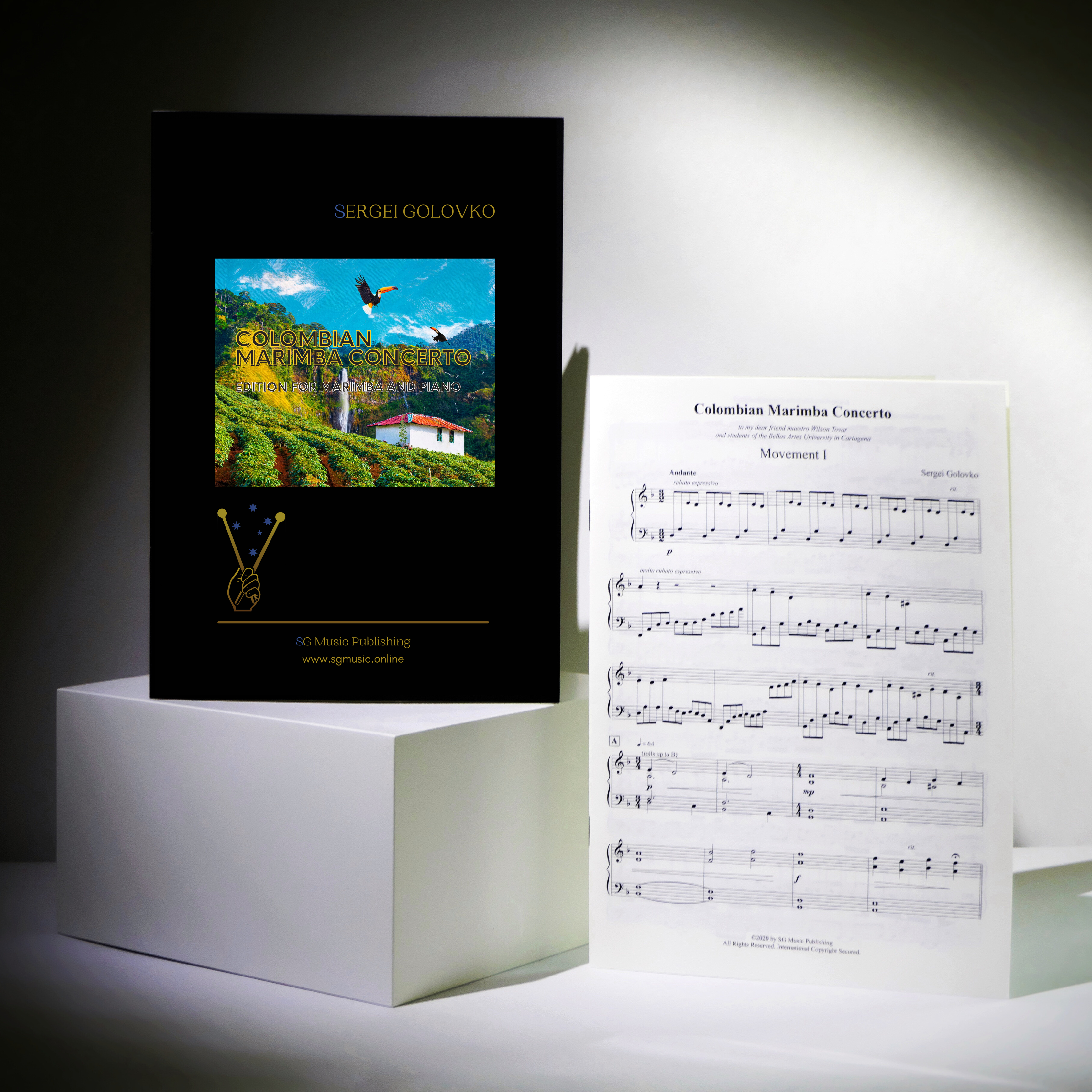 COLOMBIAN MARIMBA CONCERTO, 1st Movement, LICENCE TO PERFORM and Rent