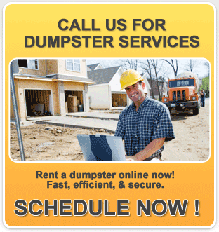 Call us for dumpster service