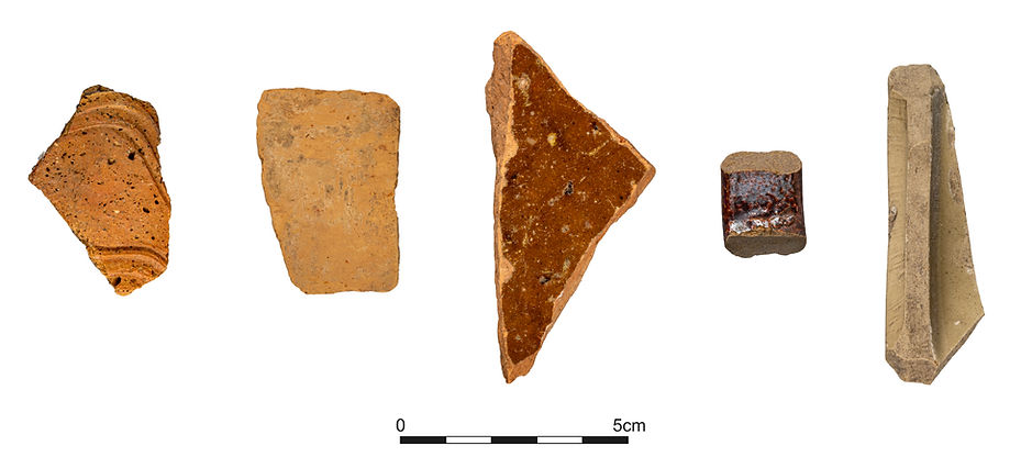 Examples of archaeological ceramics