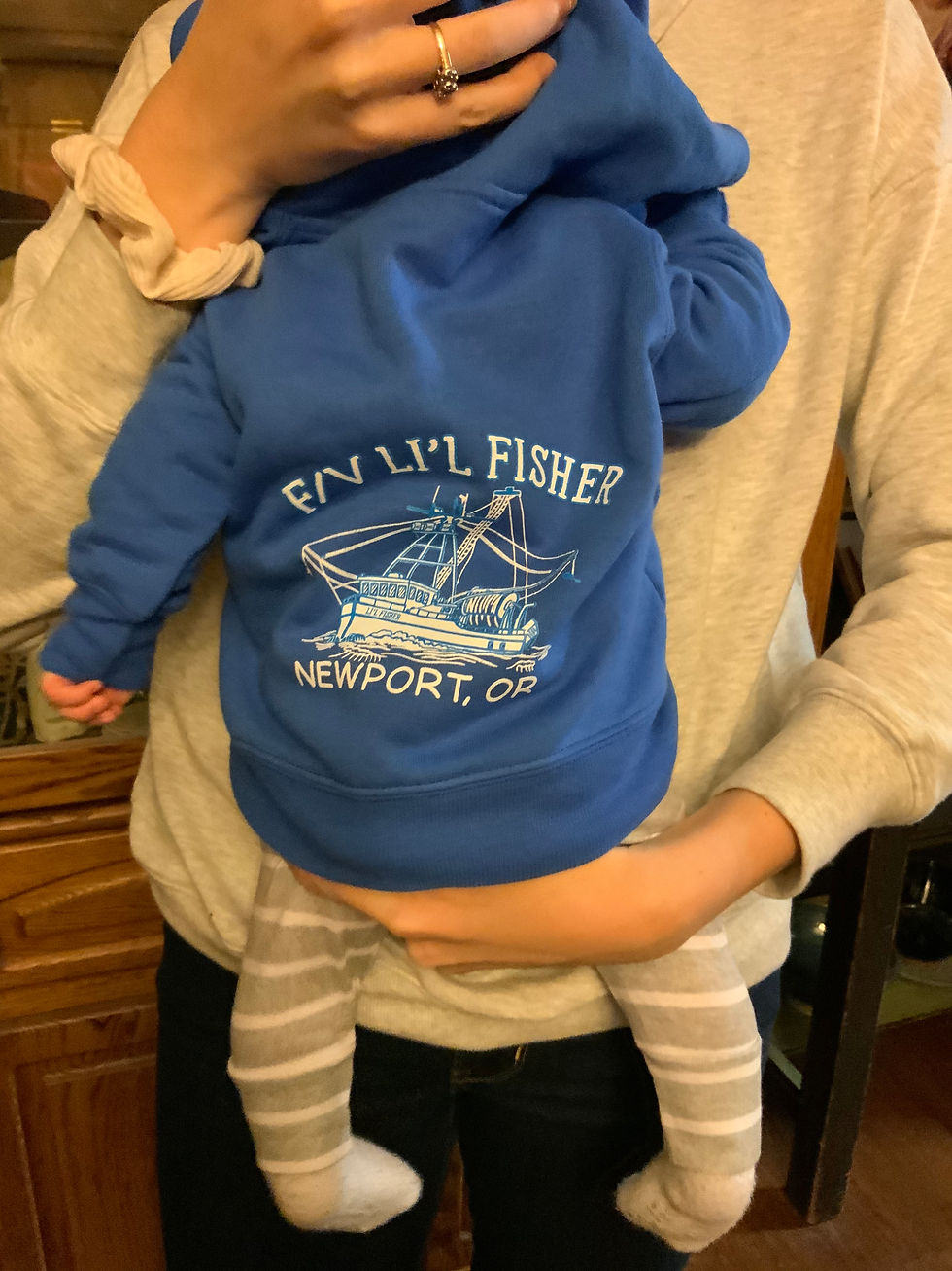 Thumbnail: Baby F/V Lil'Fisher zip up hoodies