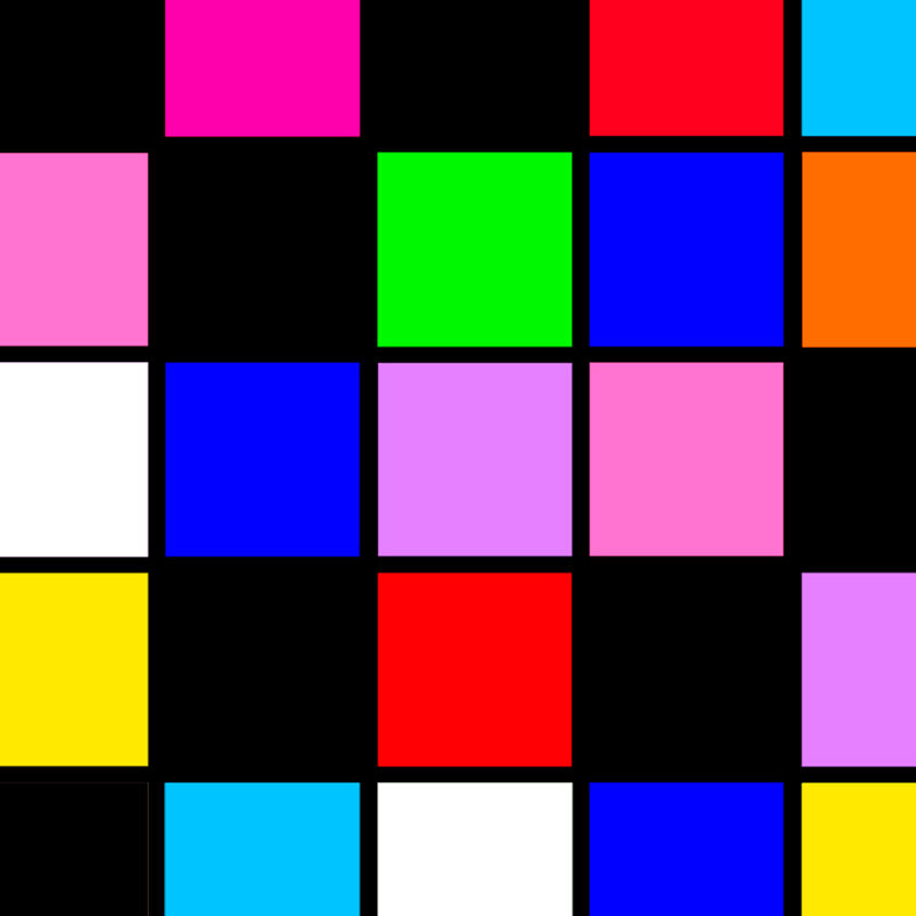 TK-AW19-4-RAINBOW CHECKERBOARD