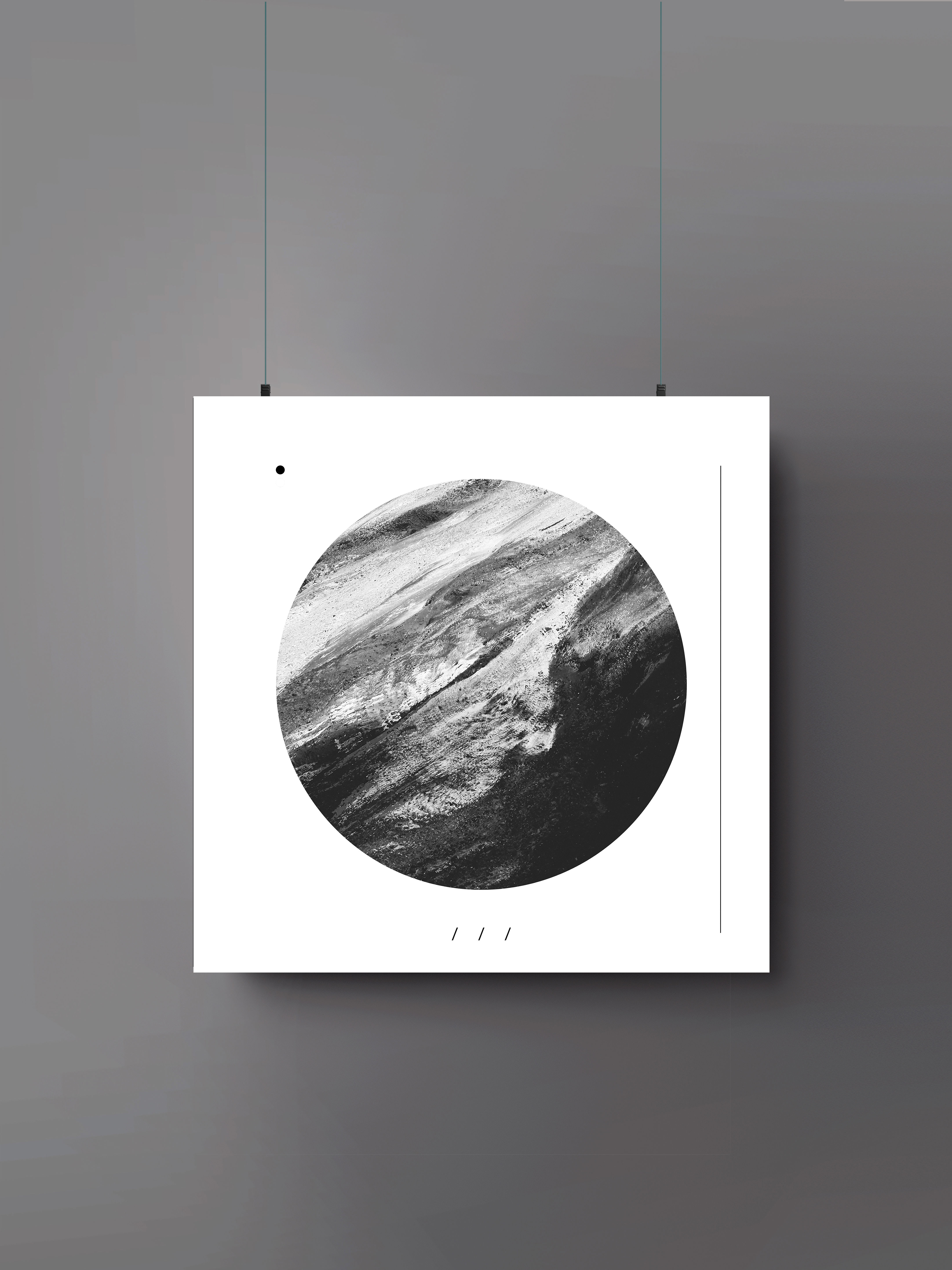 Elements | Water - Minimal Abstract Photography & Mixed Media Art Print