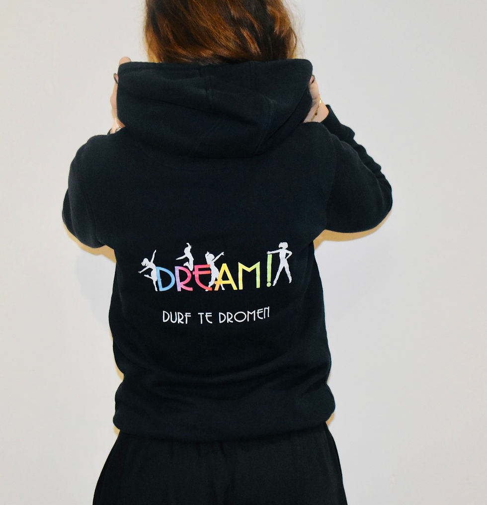 Thumbnail: Hoodie navy DAMES zonder rits