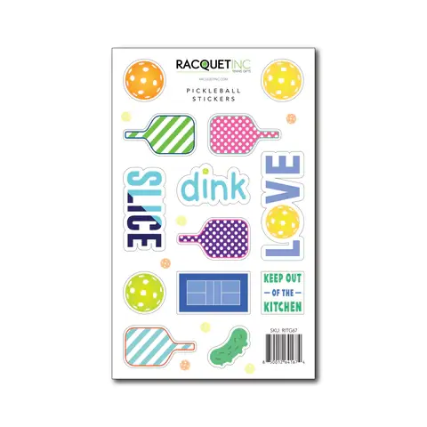 Thumbnail: Tennis & Pickleball Sticker Sheets
