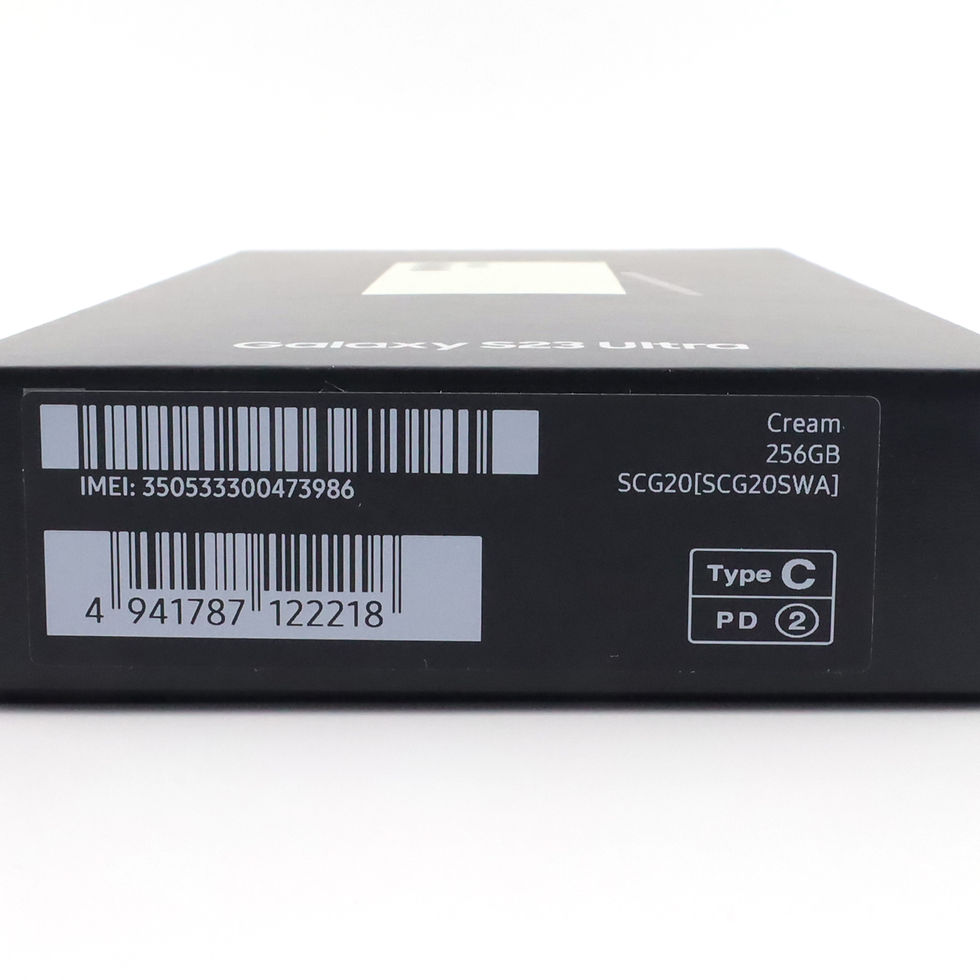 サムネイル： C+ランク Galaxy S23 Ultra 12/256GB Cream SCG20 KDDI版【90日保証】