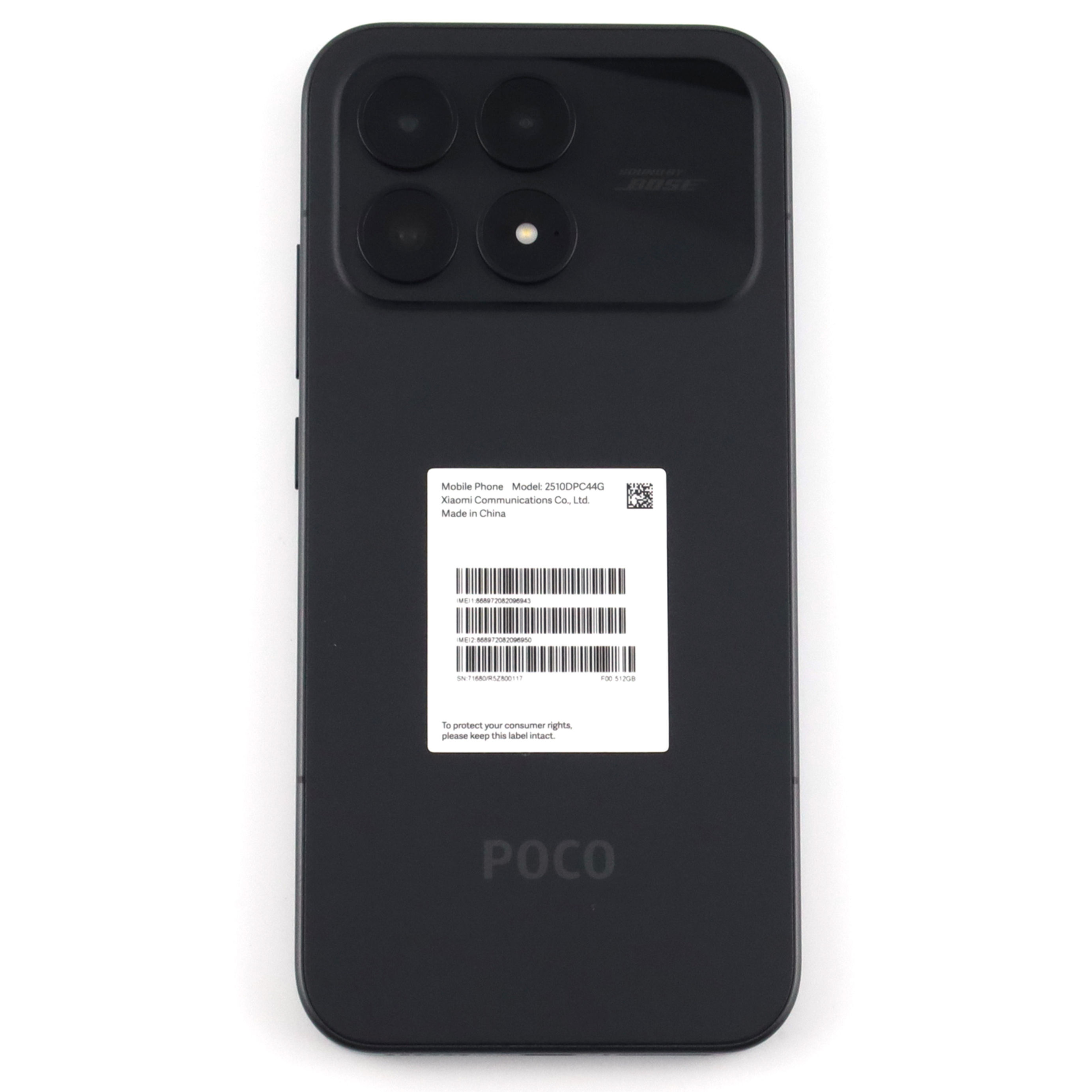 A-ランク POCO F8 Pro 12/512GB Black 2510DPC44G 国内版【90日保証】