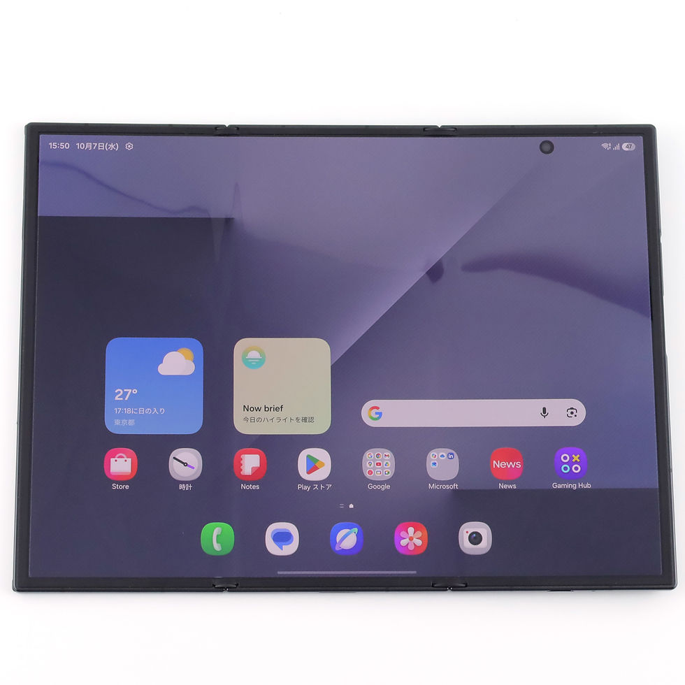 サムネイル： Cランク Galaxy Z TriFold 16/512GB Black SM-F968B/DS グローバル版【30日保証】