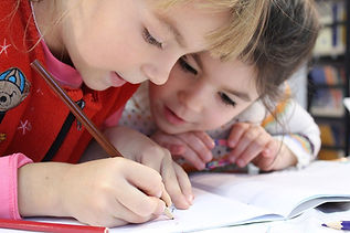 kids doing homework