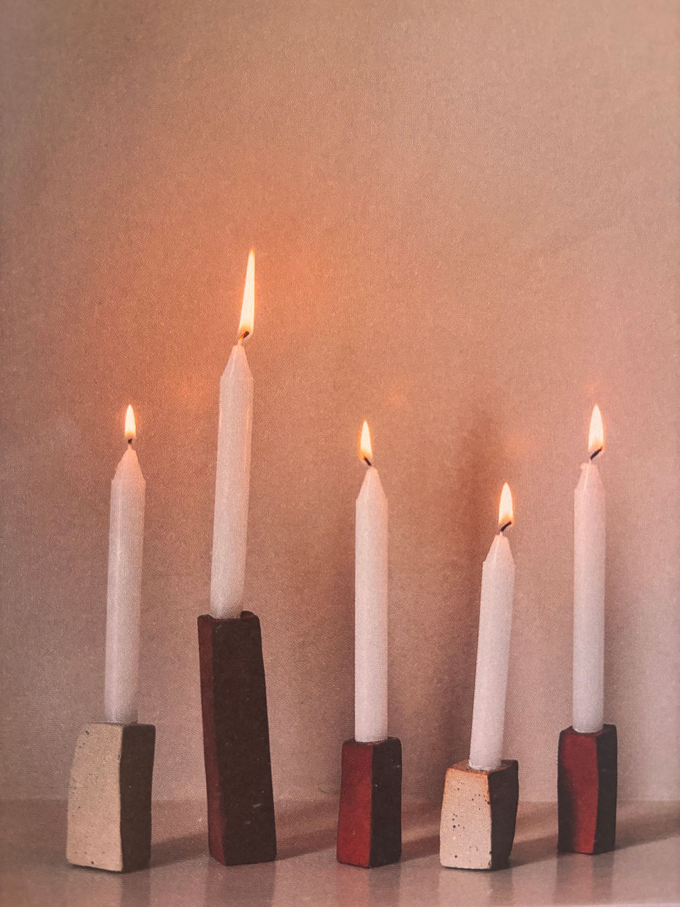 Slab Candlesticks