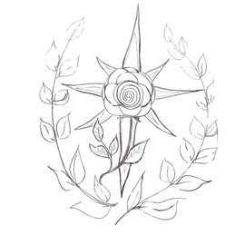 logo Blue Cosmic Rose