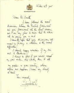 Queen's Letter -1965