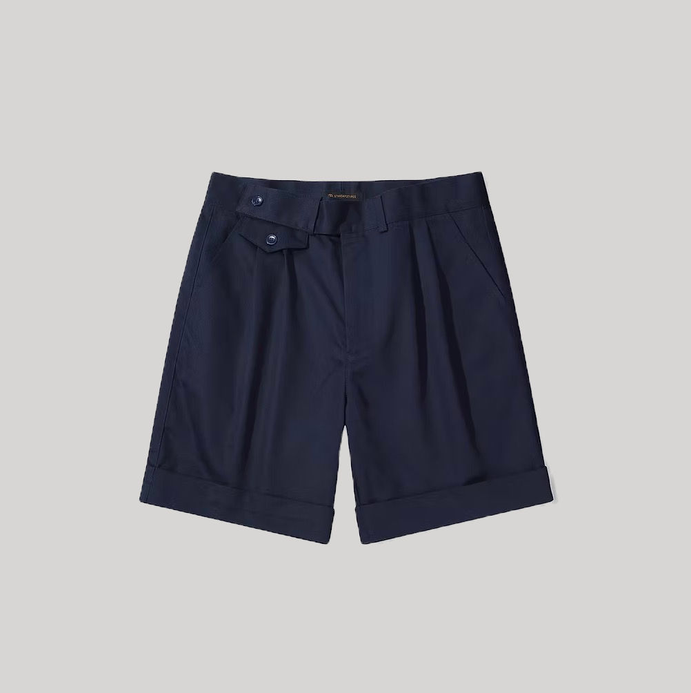 StandardTypes - Pleated chino shorts