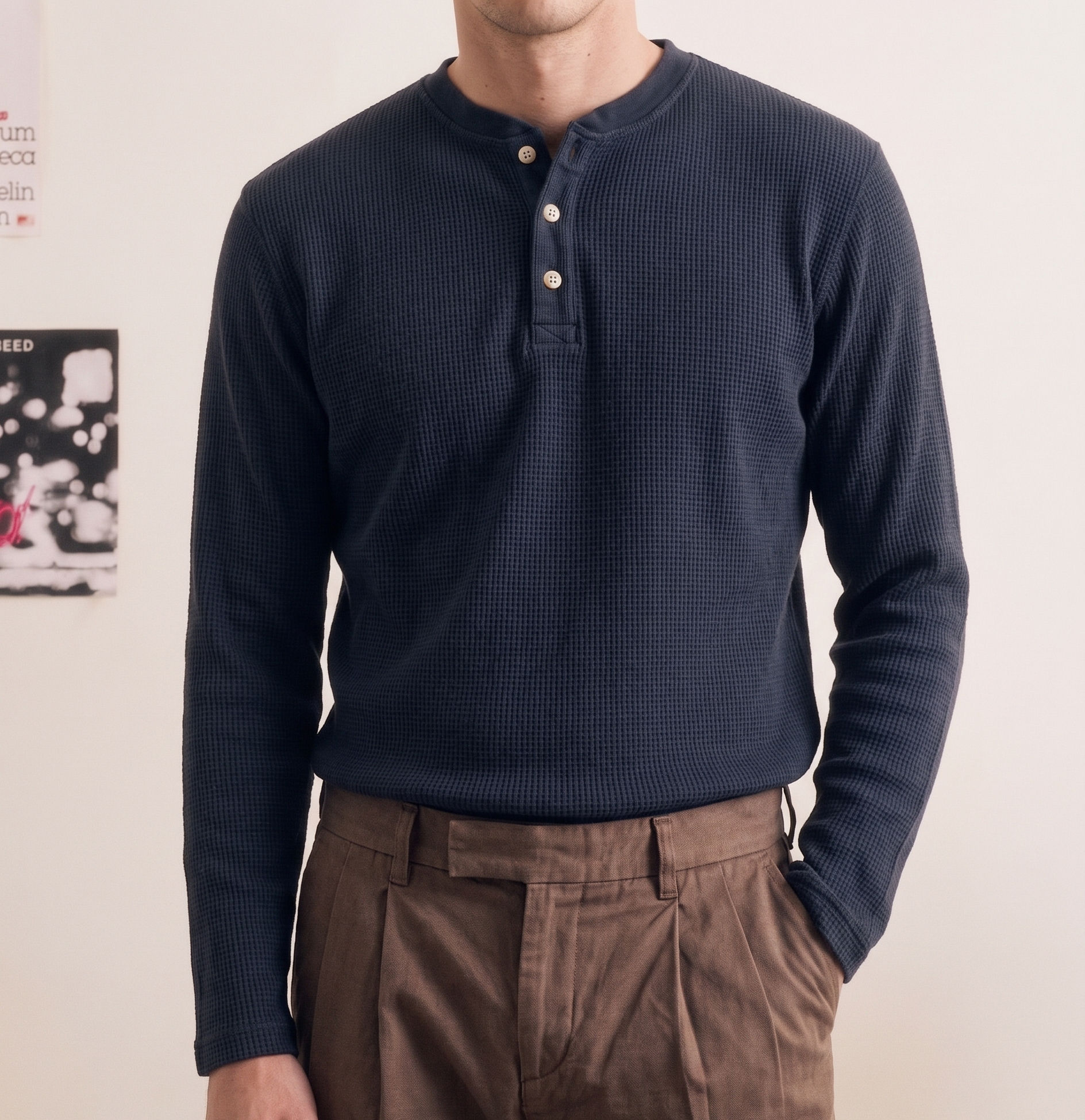 HARTFORD - Waffle Henley