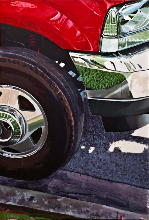 Red Bumper-mirror