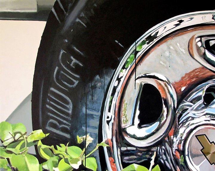 Wheel-mirror-nature