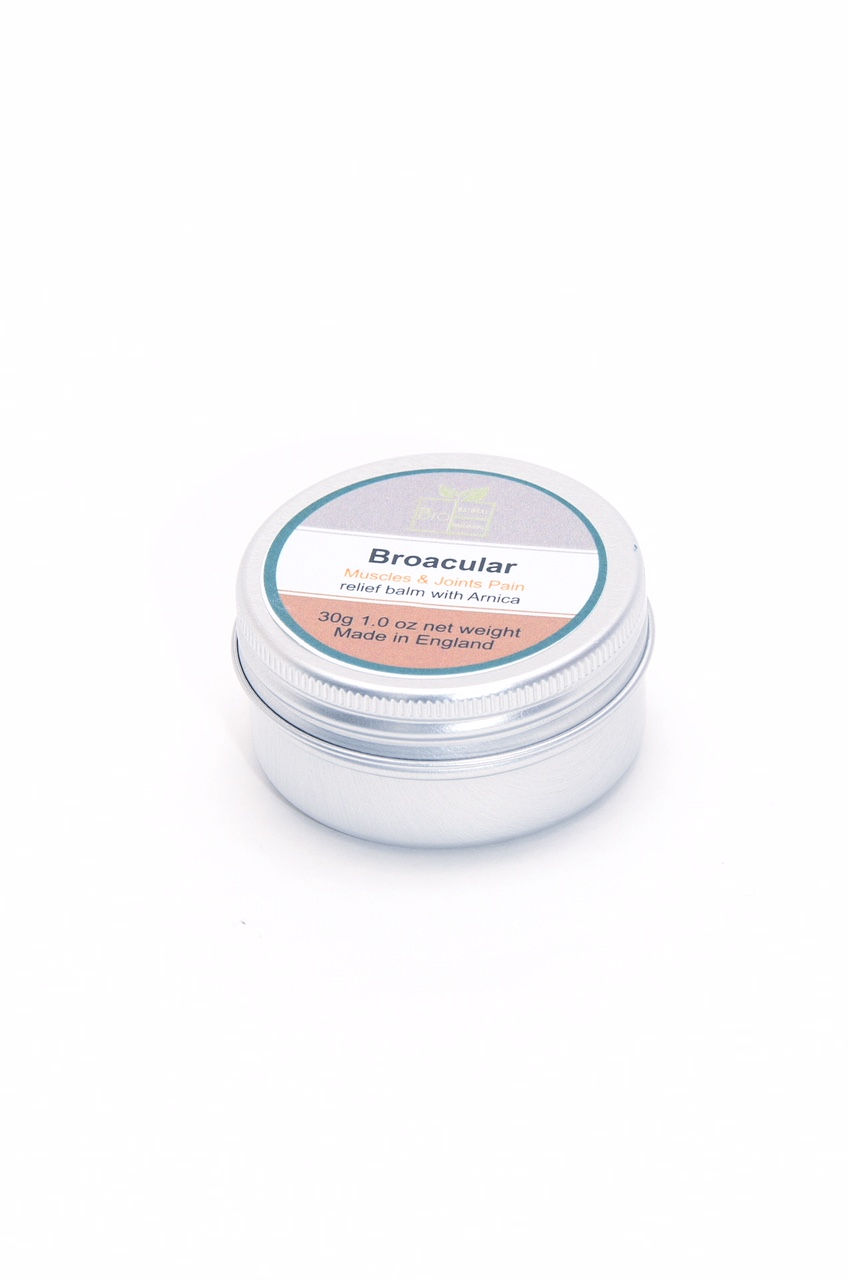 Broacular balm.Horizontal view