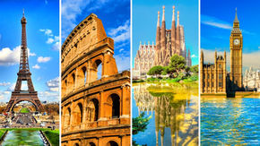 London, Paris, Rome and Barcelona with Flights and Hotels from USA and Canada from $846!