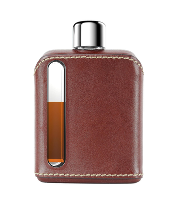 Ragproper Modern Glass Hip Flask