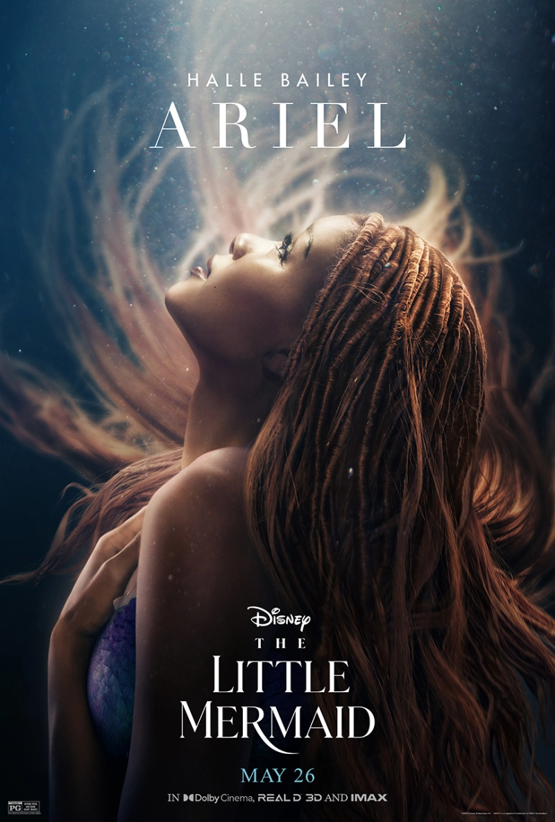 The Little Mermaid 2023 Review Hair Flip