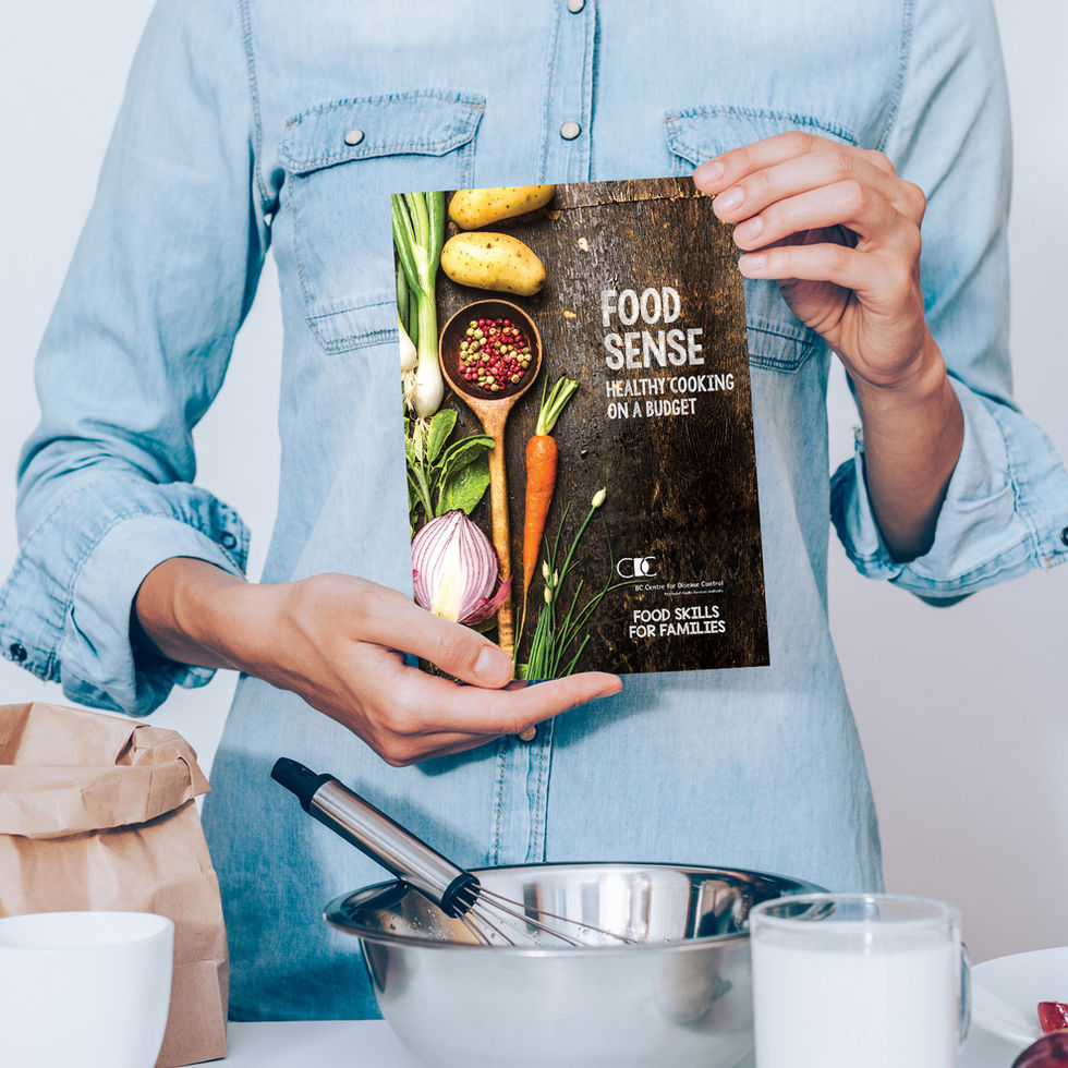 For the Food Skills for Families 6-week Participant Guide, I oversaw every creative detail—from designing the full publication to art directing the photoshoot and styling the food featured in each recipe (captured by a professional photographer). The program was further expanded into customized versions for Newcomers to Canada, Active Seniors, Indigenous Peoples, and South Asian communities.