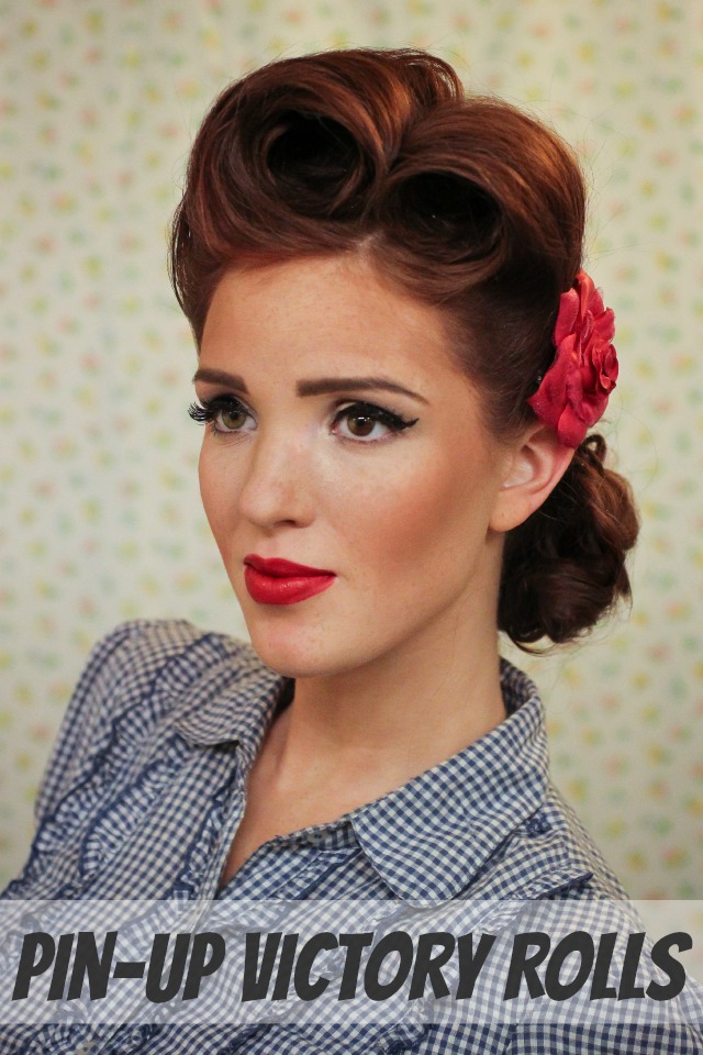 Pin Up Victoria Rolls Tutorial