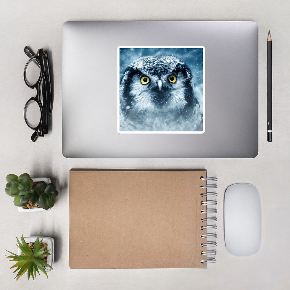 Thumbnail: Bubble-free stickers - OWL