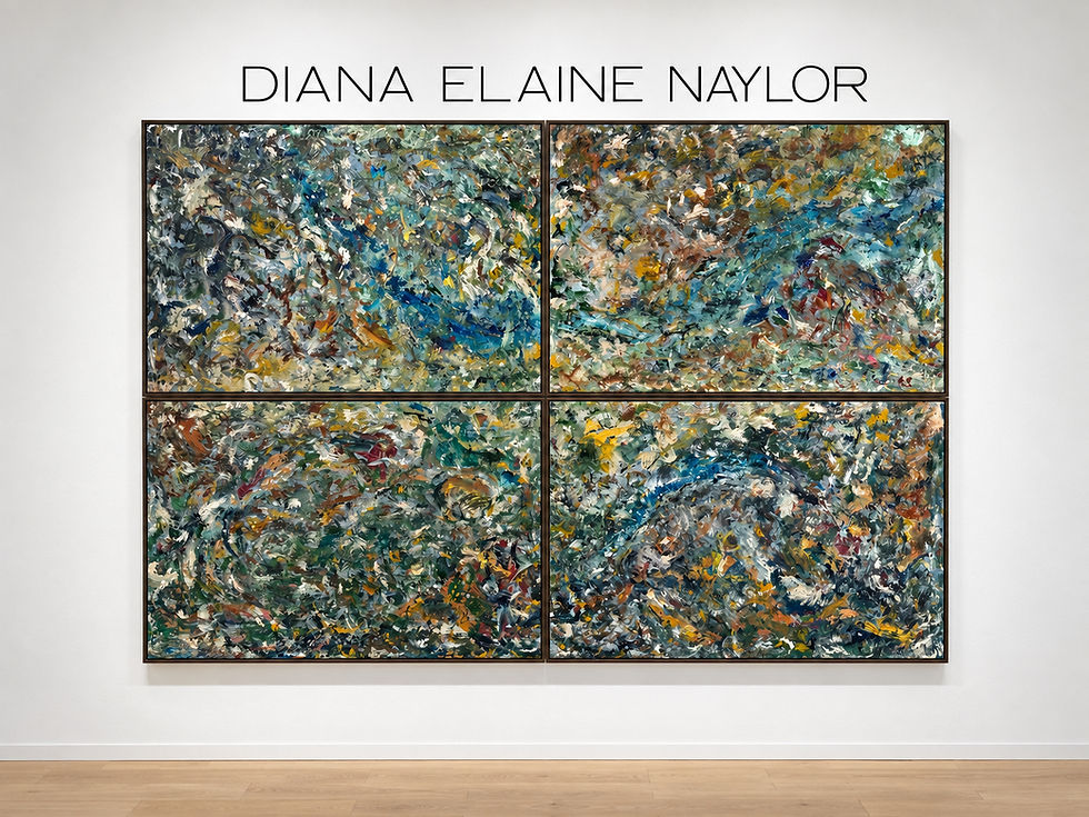 Abstract painting by self-taught contemporary artist Diana Elaine Naylor