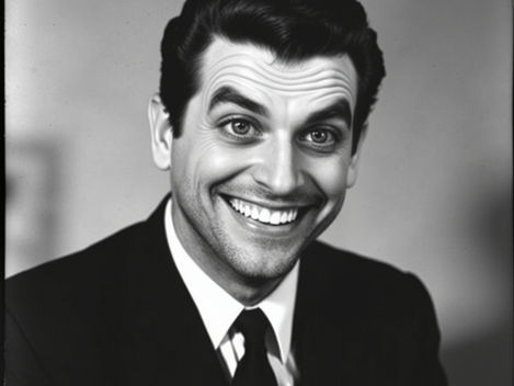 “The Grinning Man”