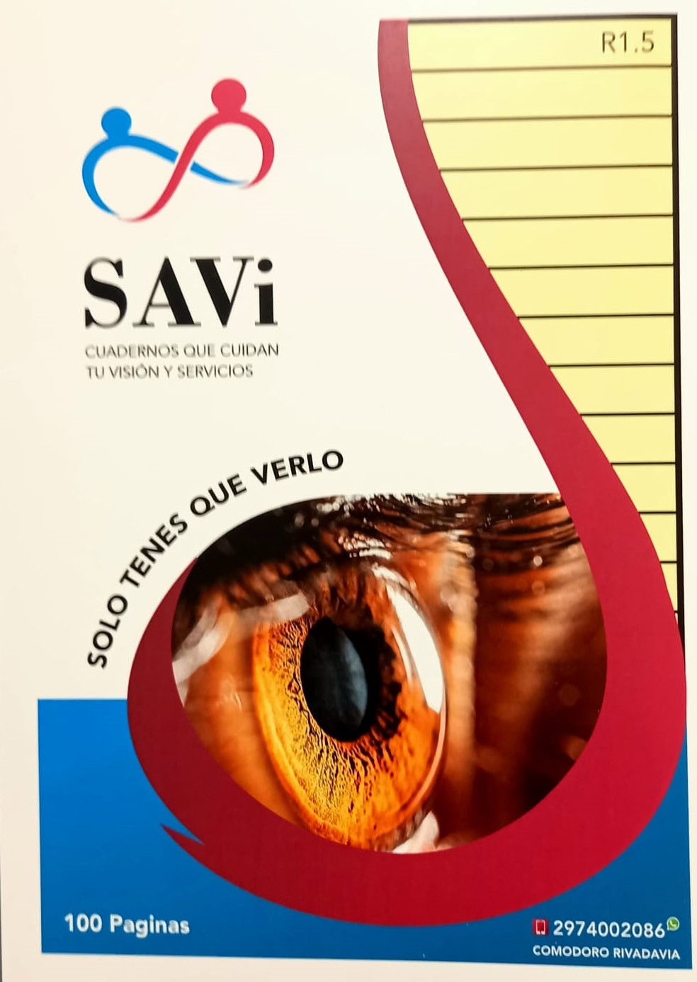 Cadernos pautados R 1,5 CM