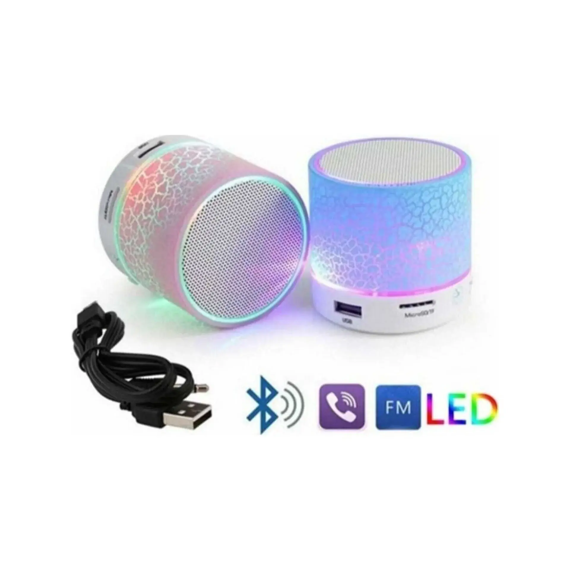 Parlante con luces LED