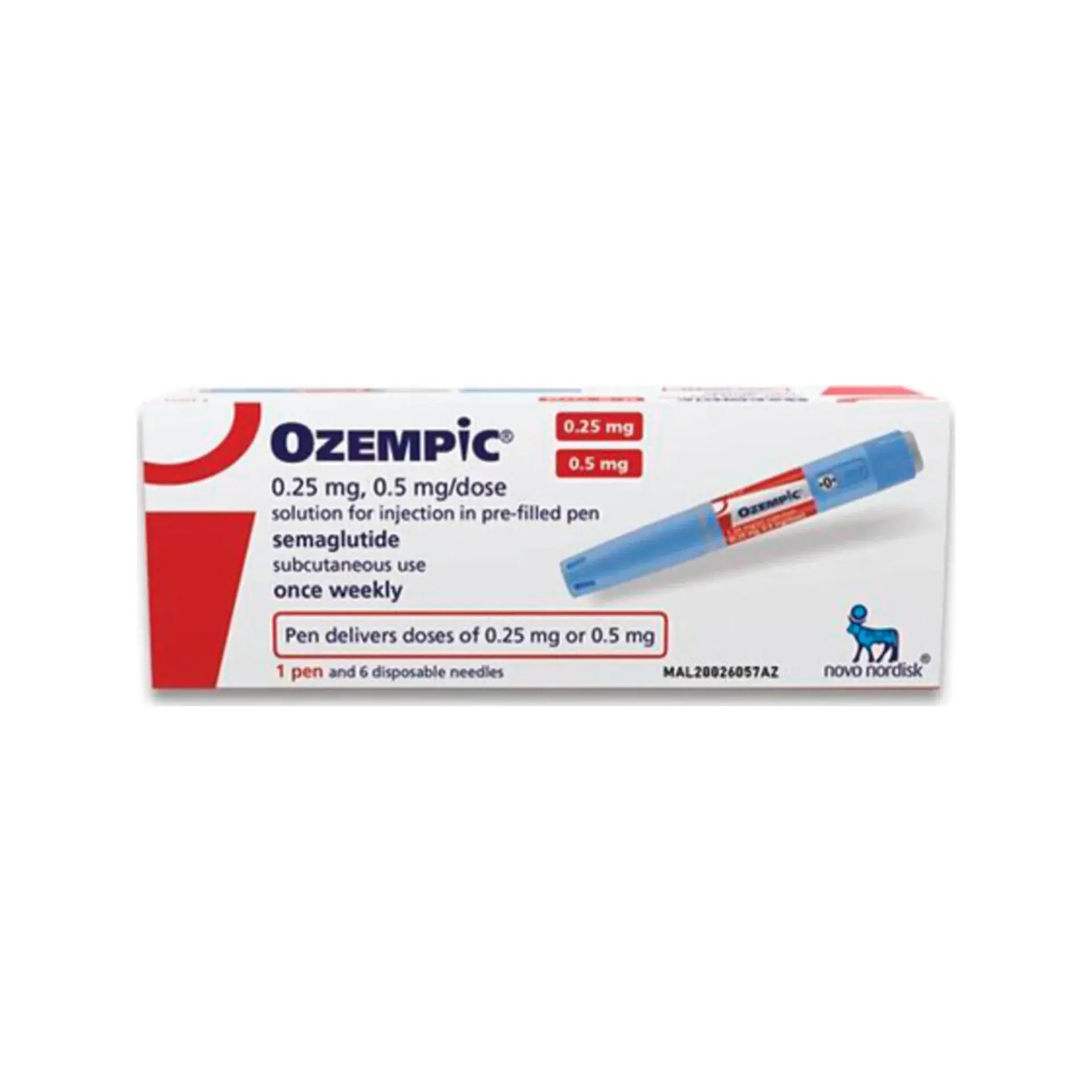 OZEMPIC 1.34MG/ML SOLUCIÓN INYECTABLE CAJA X 1 PLUMA PRELLENADA DE 1.5ML (2MG)