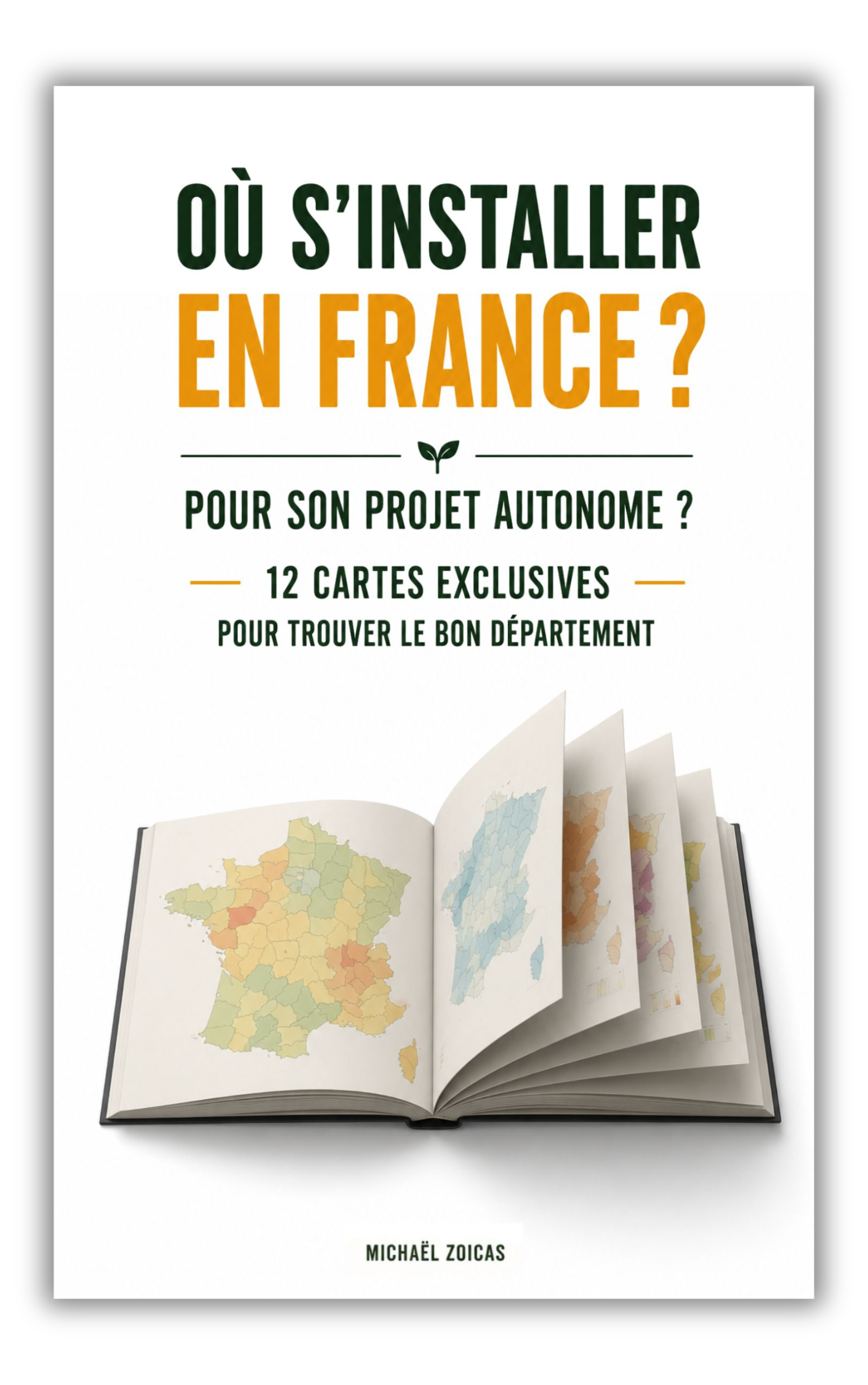 12 cartes exclusives pour trouver le bon département pour son projet autonome.