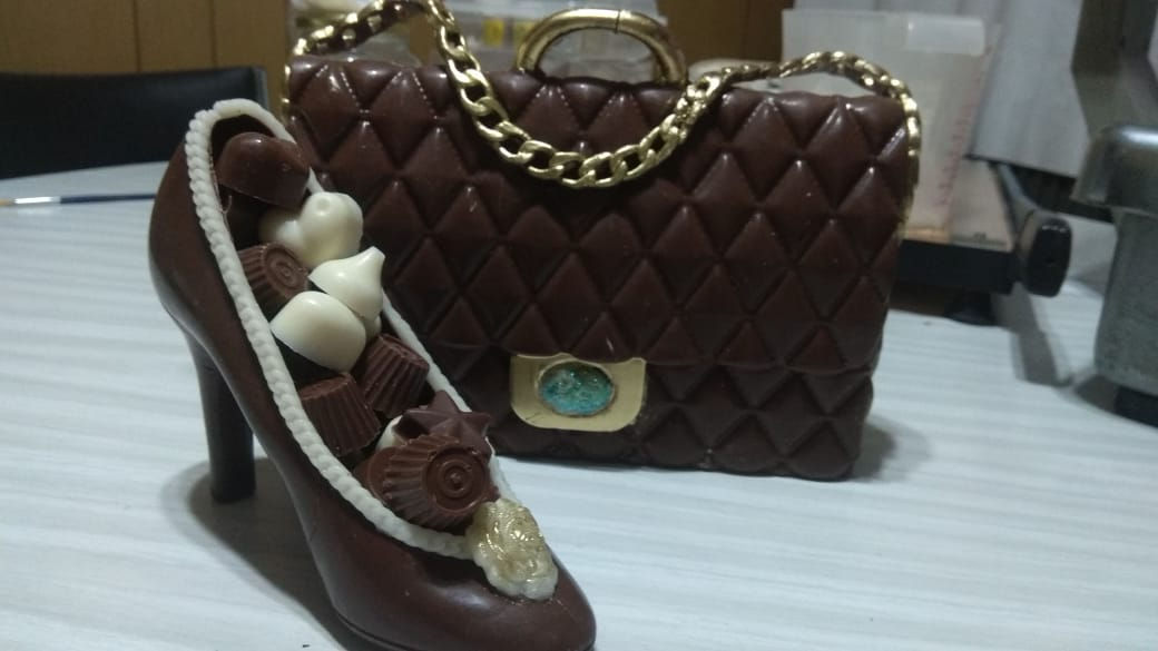 Cartera de chocolate