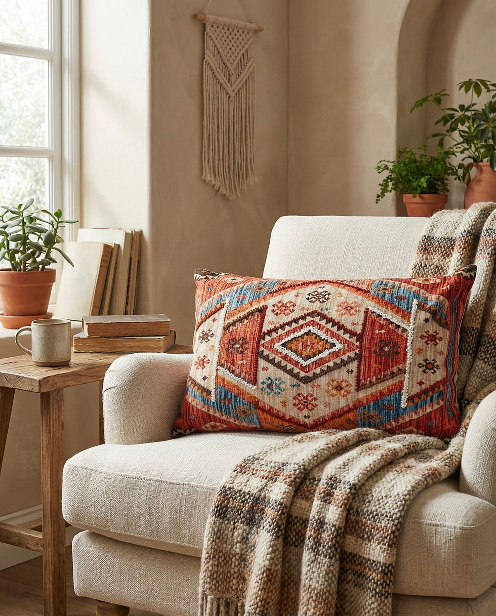 Thumbnail: Morgane Nomad Ruby Lumbar Cushion