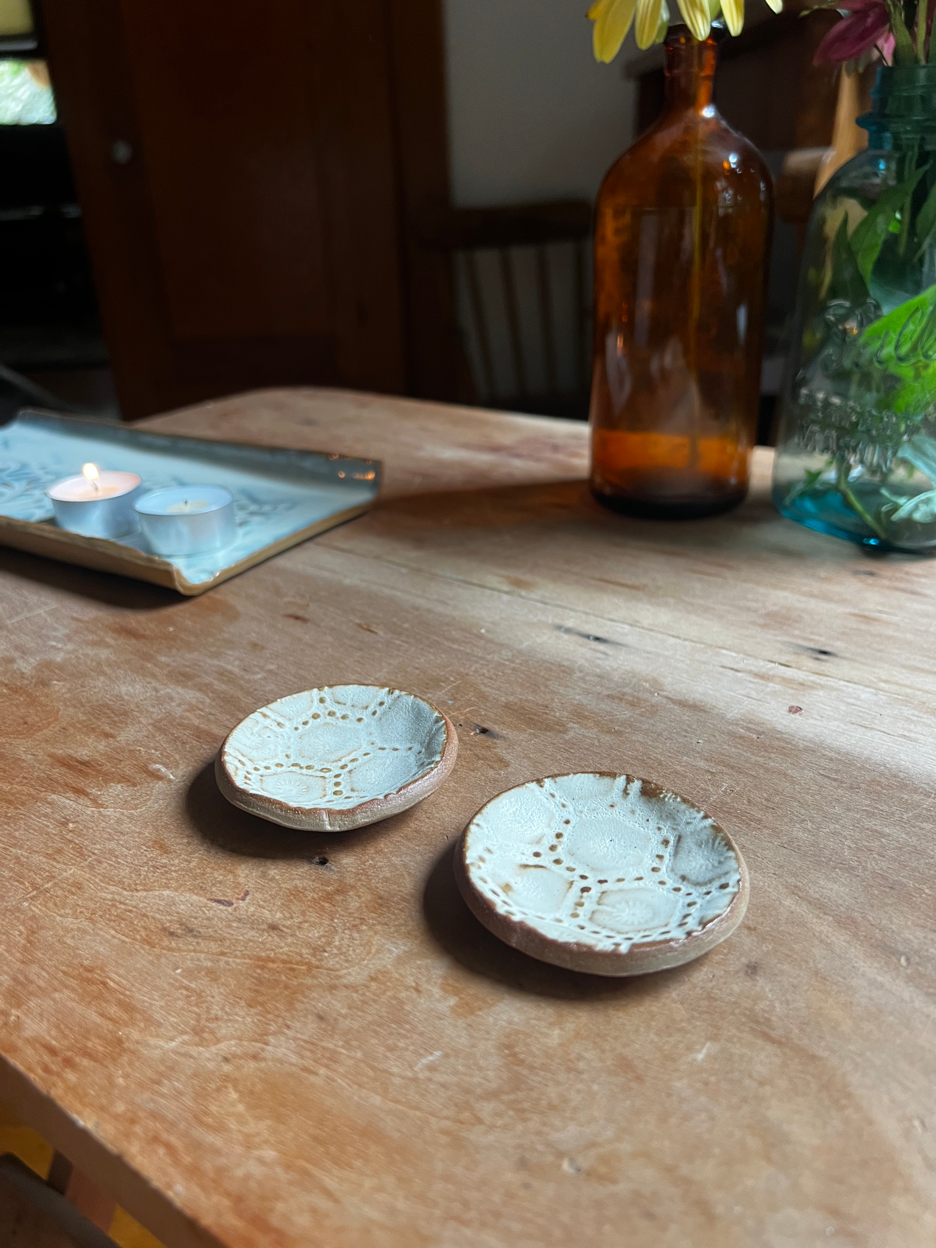 Tea Candle Holders (white) - Holy Vessels -