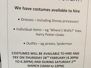 Do you need a costume for World Book Day?