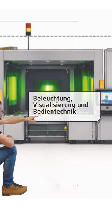 Beleuchtung, Visualisierung und Bedientechnik