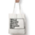 Thumbnail: LAW & ORDER: SVU - OLIVIA BENSON, WWYD natural canvas tote bag