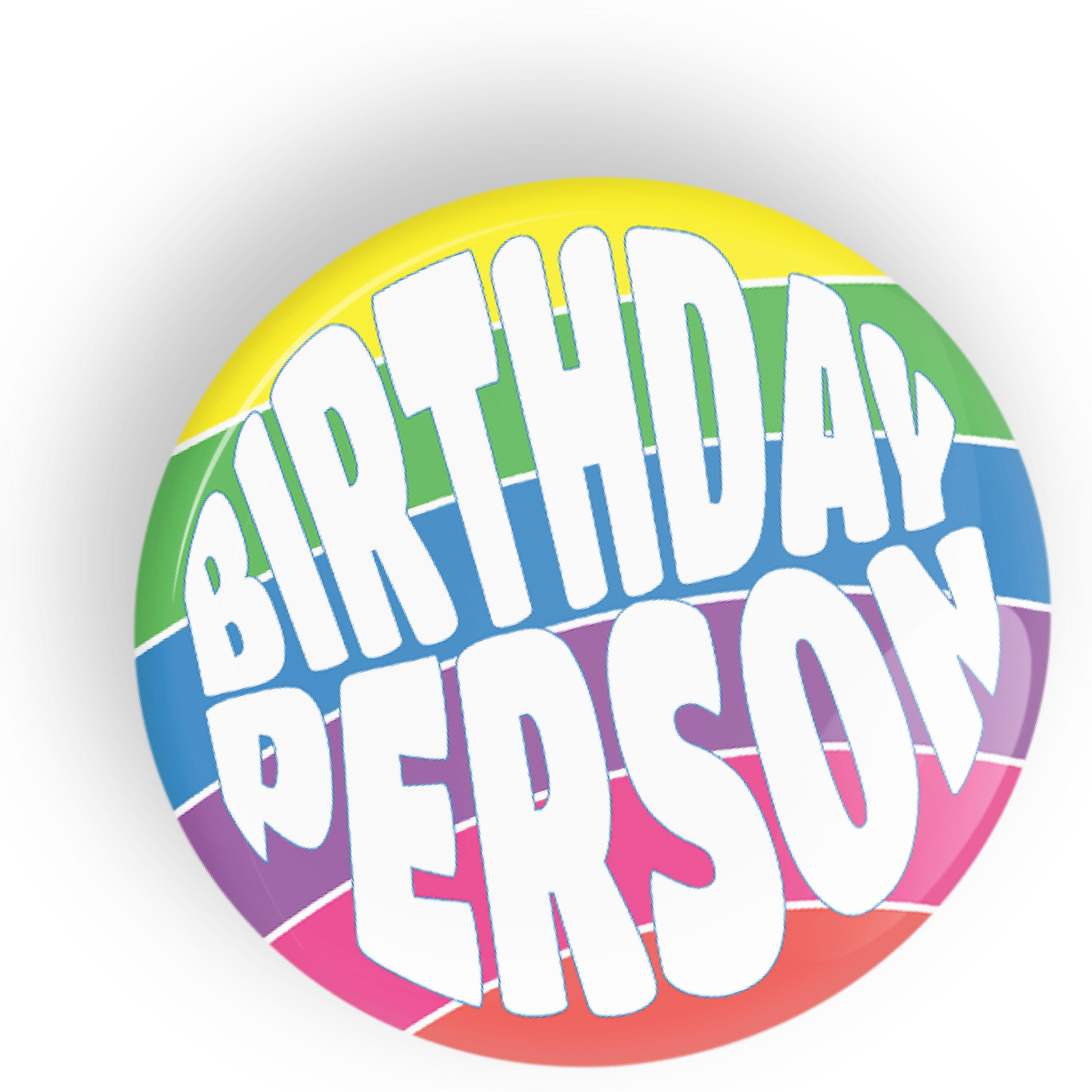 Birthday Person button badge