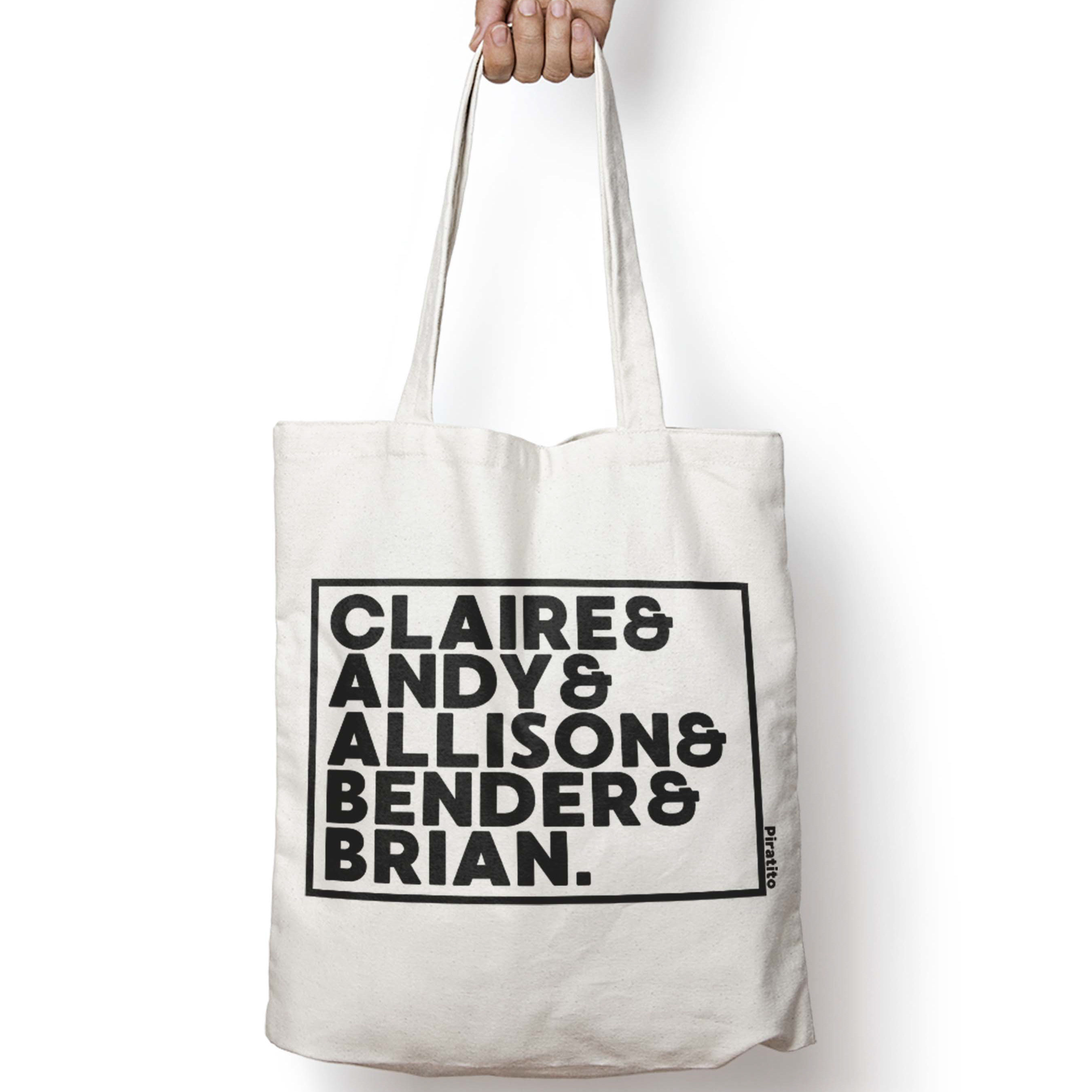 THE BREAKFAST CLUB - Squad Goals natural canvas tote bag