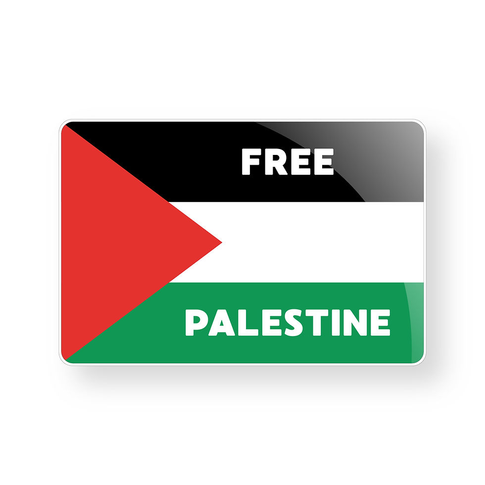 Thumbnail: Free Palestine Flag sticker - 75mm x 50mm
