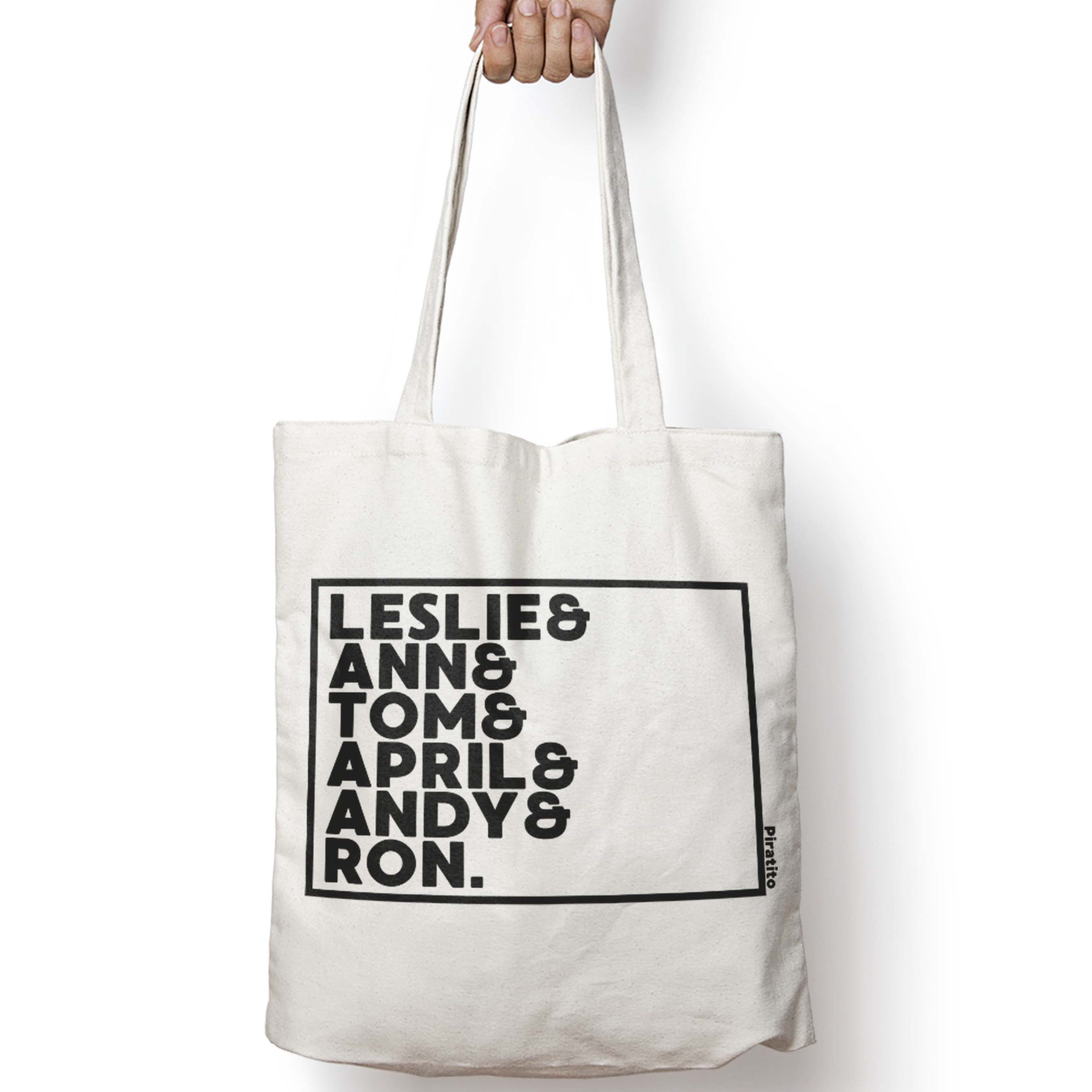 PARKS AND RECREATION - Squad Goals natural canvas tote bag