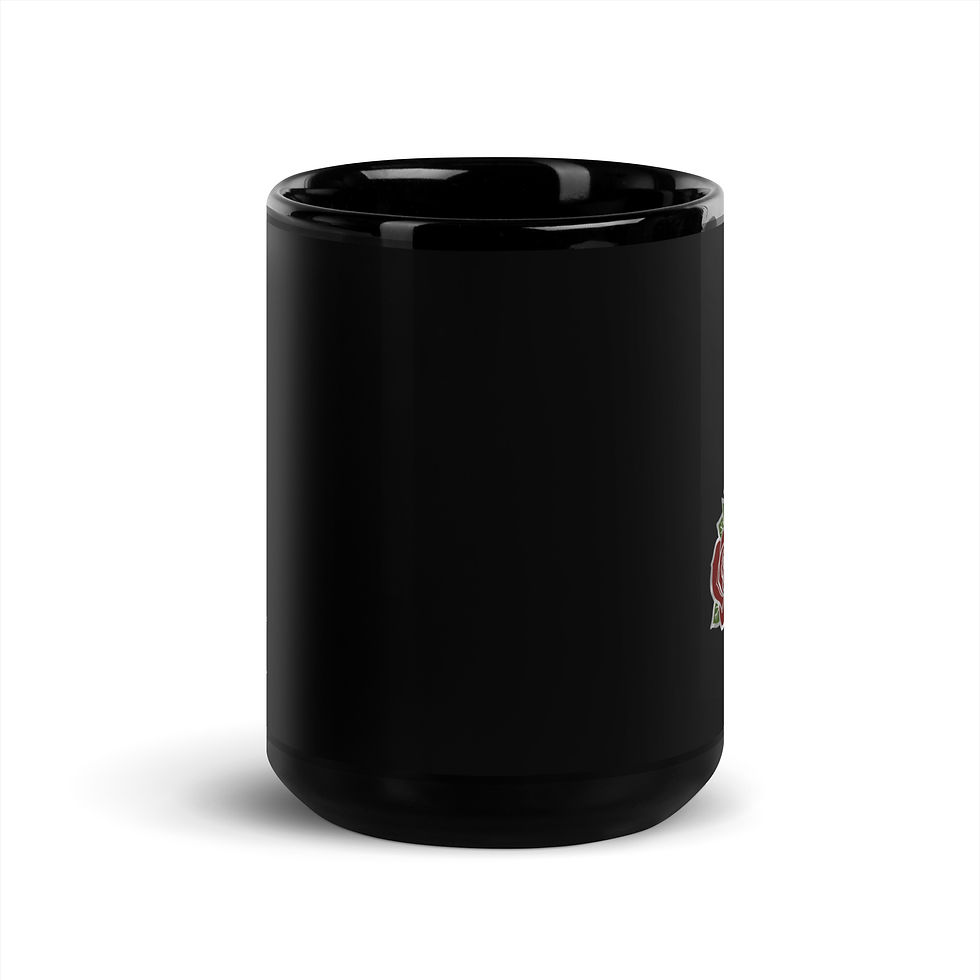 Thumbnail: "Little Bird" Black King Glossy Mug
