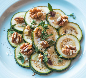 Sautéed Zucchini with Walnuts 