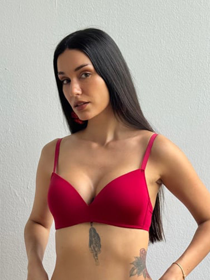 Kod 707 Tek Sütyen Vişne