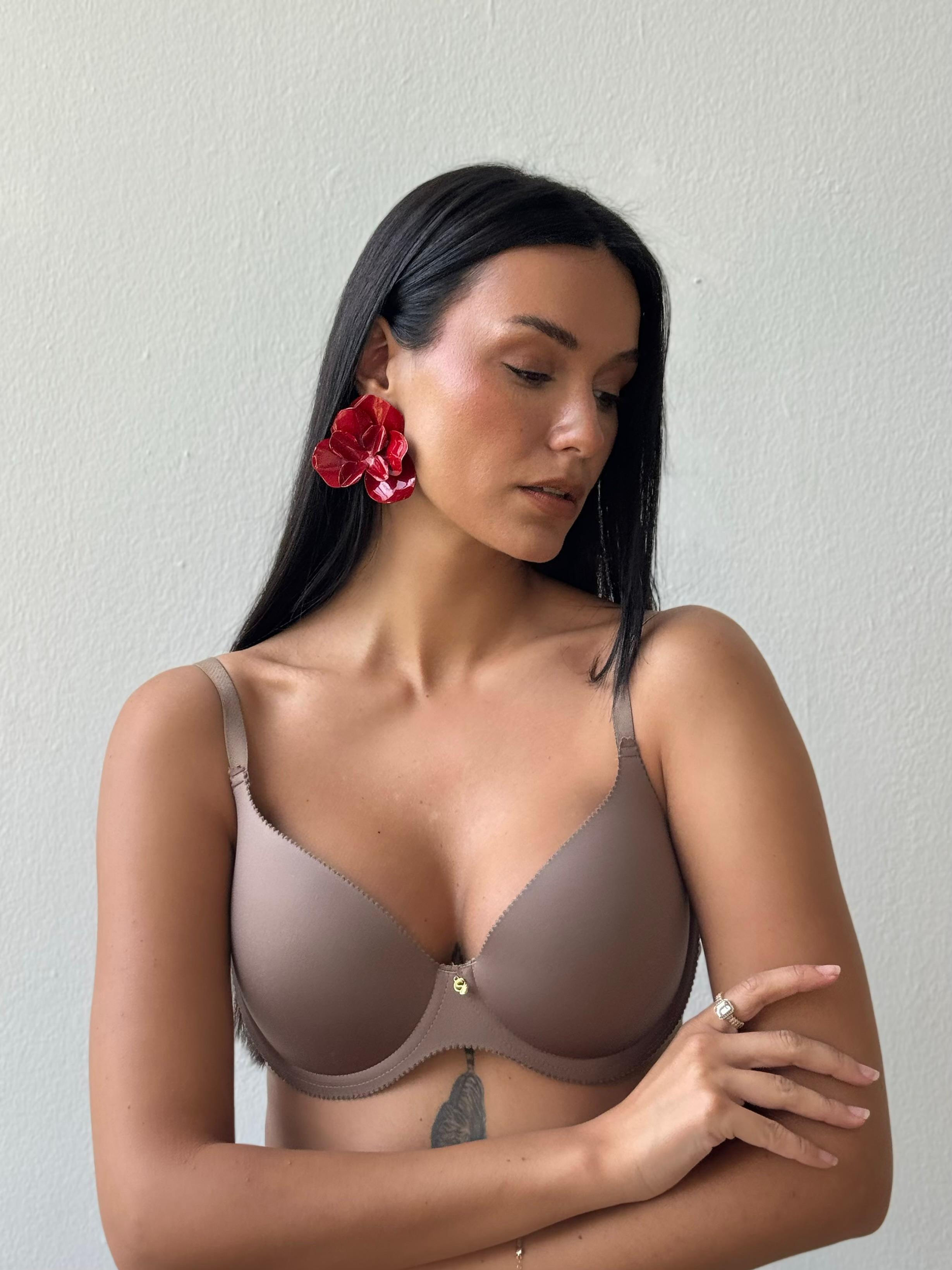 Kod 705 Tek Sütyen Mocha